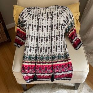 Tunic Dress with Tassels Size XS